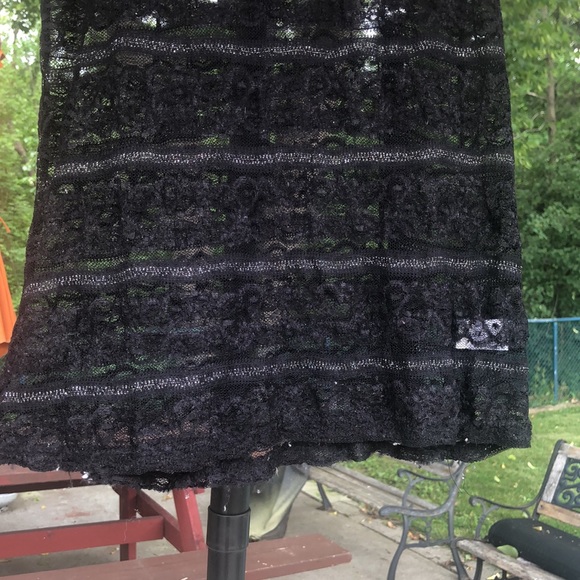 Sheer metallic trim racer back Tank - Picture 3 of 7